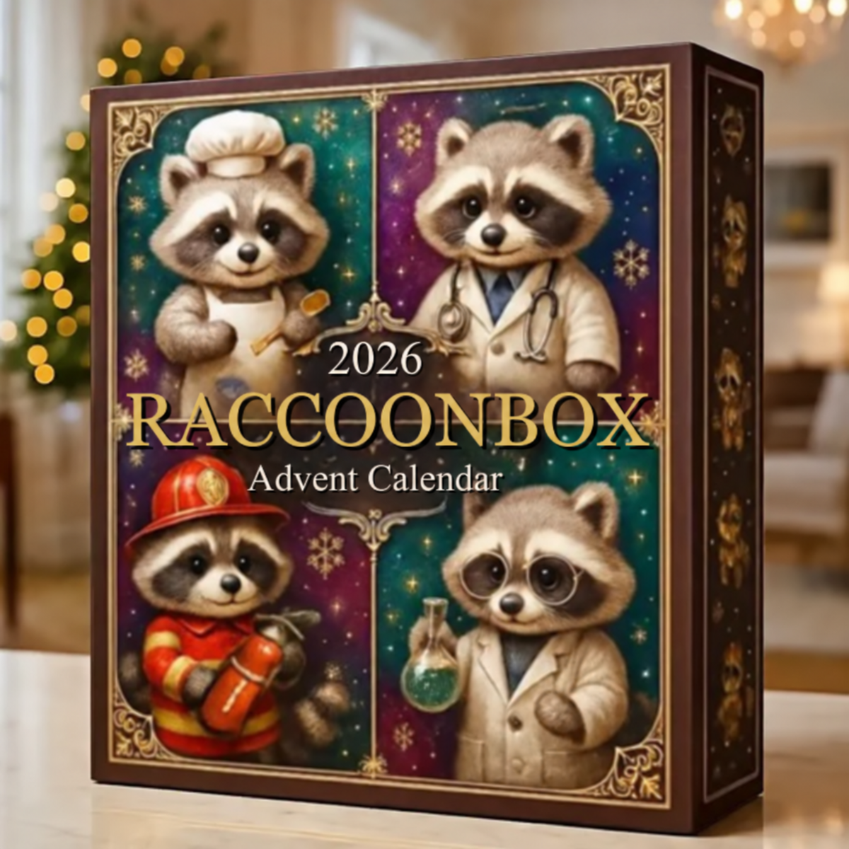 RaccoonBox™ – Julens nedtælling med søde vaskebjørne