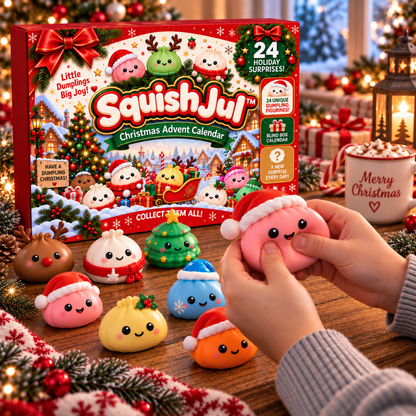 SquishJul™ - Åbn en blød overraskelse hver dag op til jul!
