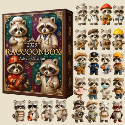 RaccoonBox™ – Julens nedtælling med søde vaskebjørne