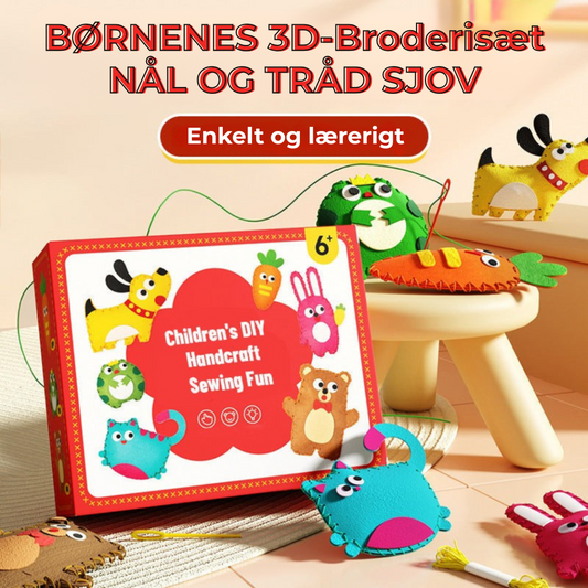 TrylleTråd™ - 3D-broderi-sæt til håndarbejde!