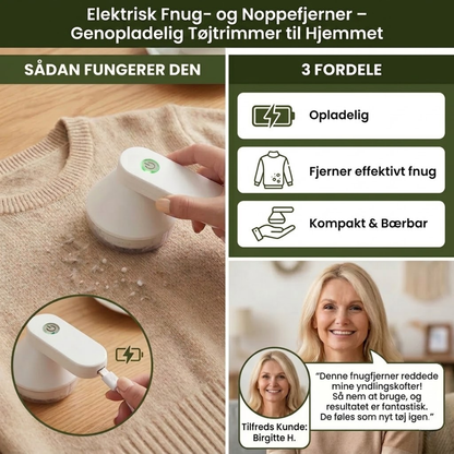 LodRens™ - Fjern fnuller og giv dit tøj nyt liv på sekunder!
