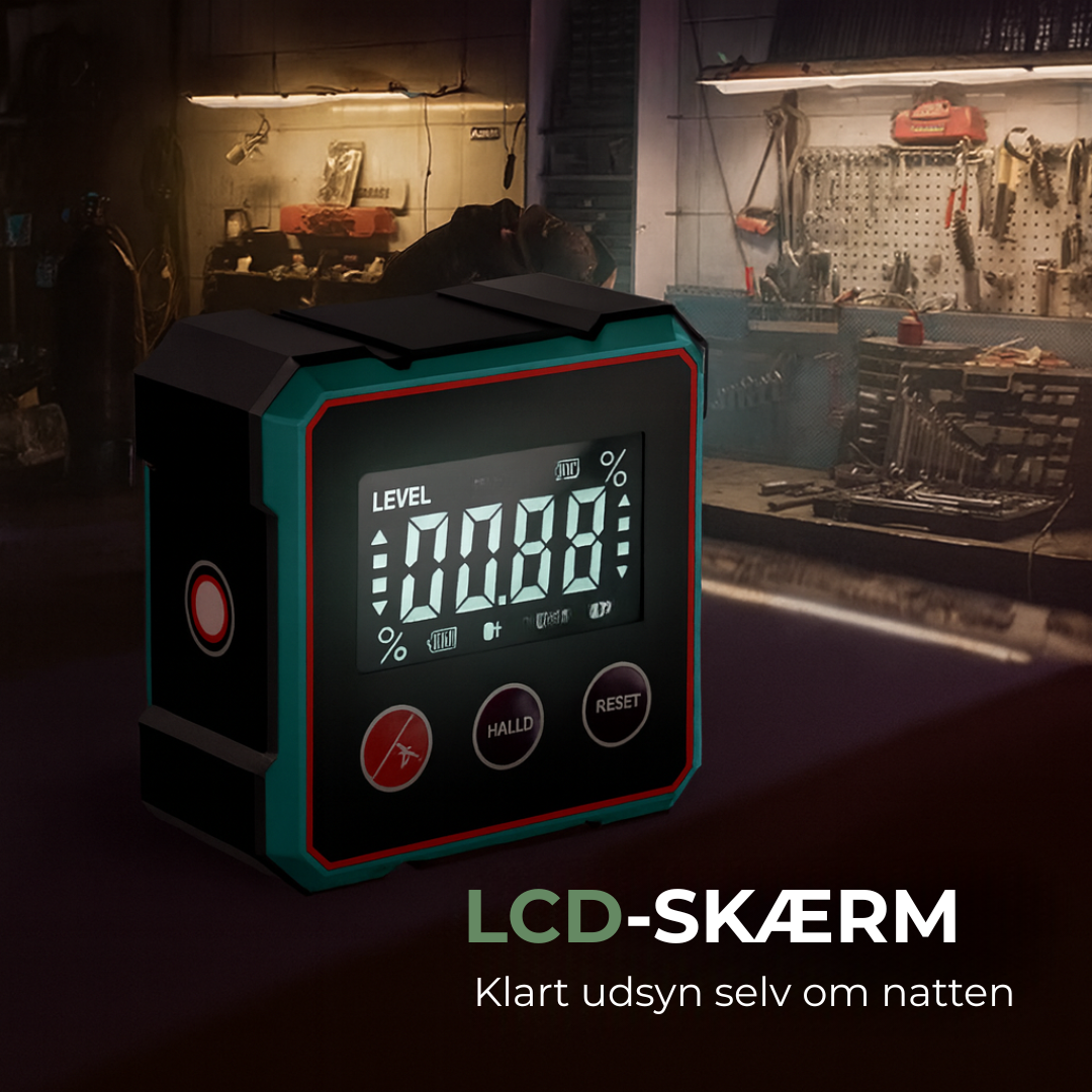 ByggeMester™ – Digital vinkel & vandret på én gang