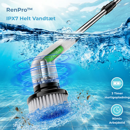 RenPro™ – 9-i-1 elektrisk rengøringsbørste til hele hjemmet