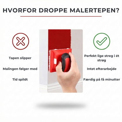 MalKant™ - Perfekte malerstreger langs kanter — uden tape og besvær!