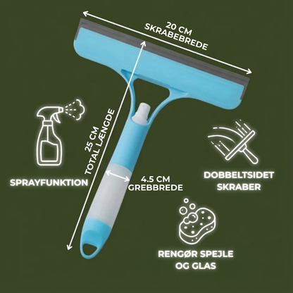 RudeKlar™ – Effektiv 3-i-1 rengøring til dine ruder