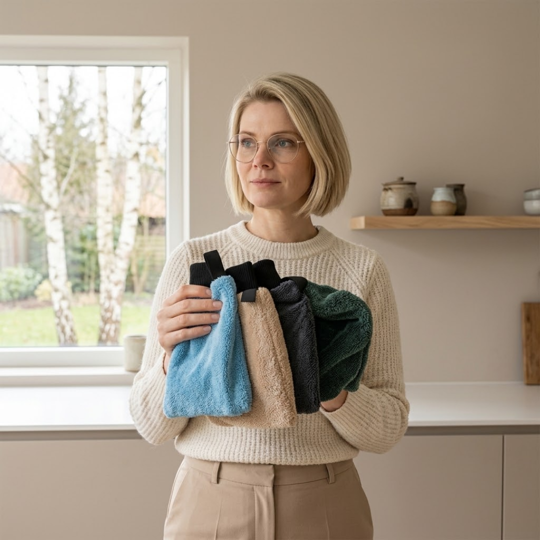 FastHand™ - Bløde, sugende og hurtigtørrende handsker til køkken og bad!