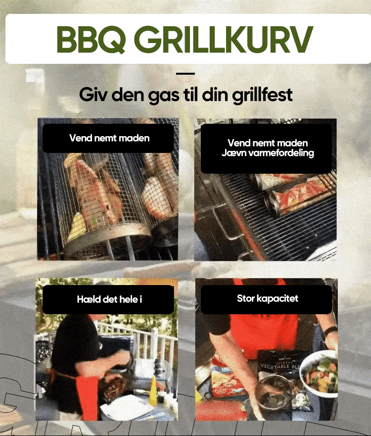 GrillKurv™ - Den bedste kurv til din grill!