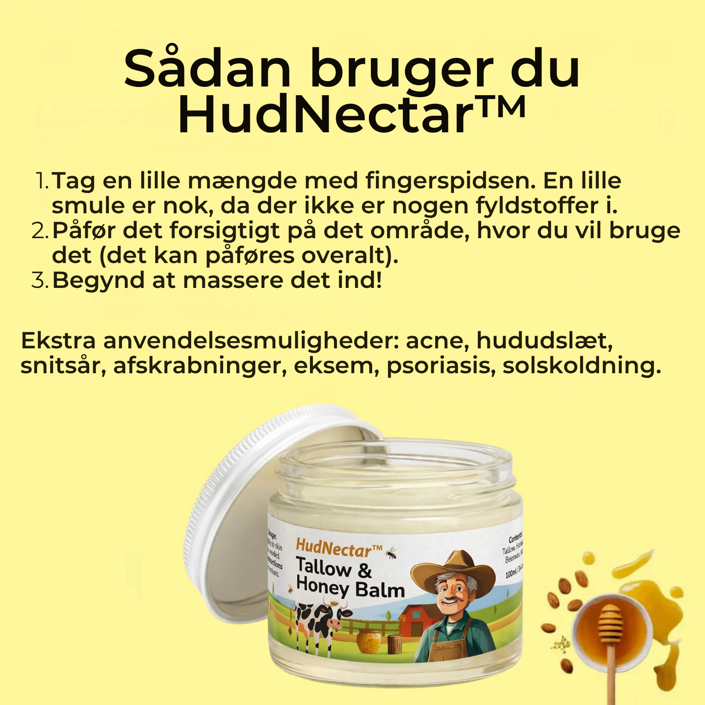 HudNectar™ – Naturlig pleje med talg og honning
