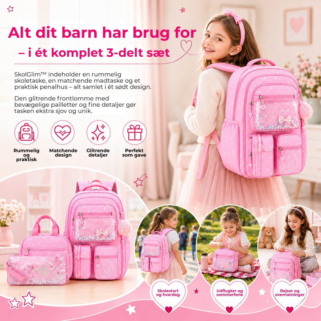 SkolGlim™ - Skil dig ud med det smukkeste sæt i klassen!