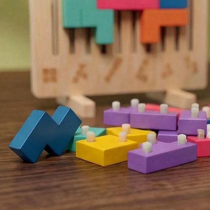 StakLeg™ - Montessori-inspireret stablelspil i træ til nysgerrige børn!