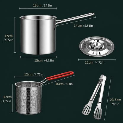 FryPot™ - Sprødt og lækkert friteret mad — hver eneste gang!
