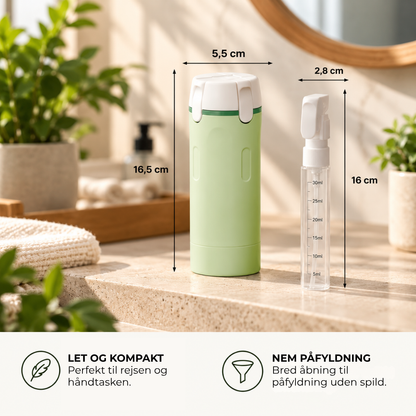 LeakSafe™ - Ingen lækager, ingen rod — den ultimative rejsetaske til toiletsager!