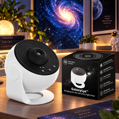 GalaxyLys™ - Unik stemning med bølgende stjerner og farver på loft og vægge!