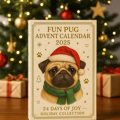 Pugmas™ – 24 dage med grin, charme & julehygge