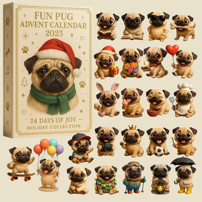 Pugmas™ – 24 dage med grin, charme & julehygge