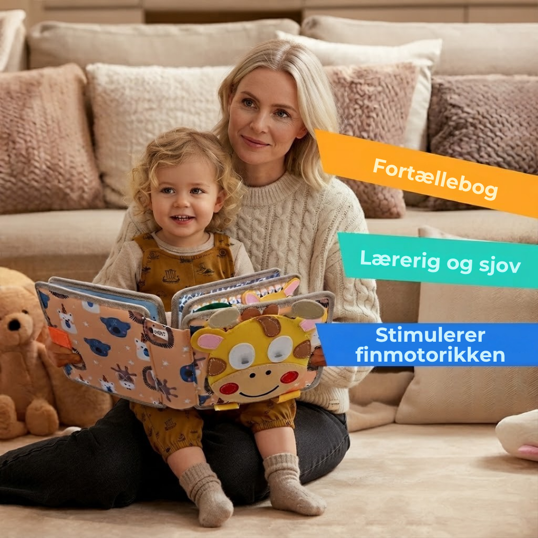SmartBog™ - Stimulér dit barns udvikling side for side — gennem leg!