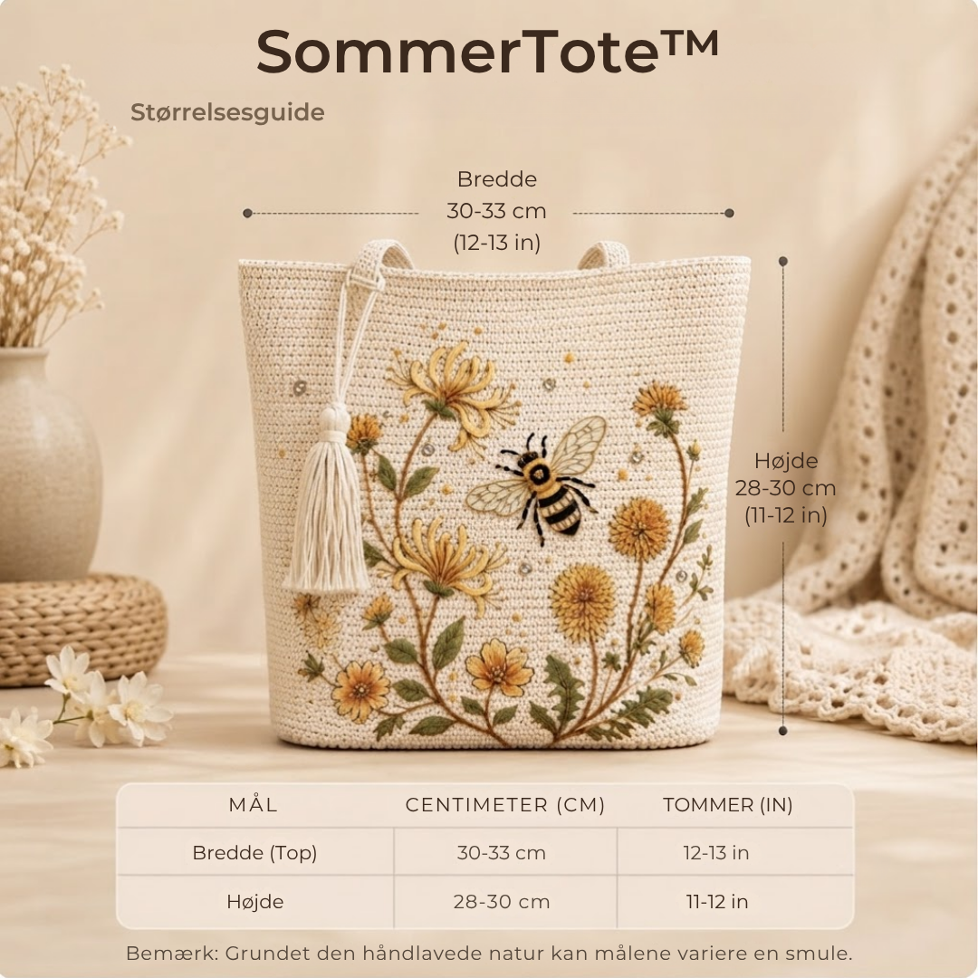 SommerTote™ - Den søde sommertaske til stranden og hverdagen!
