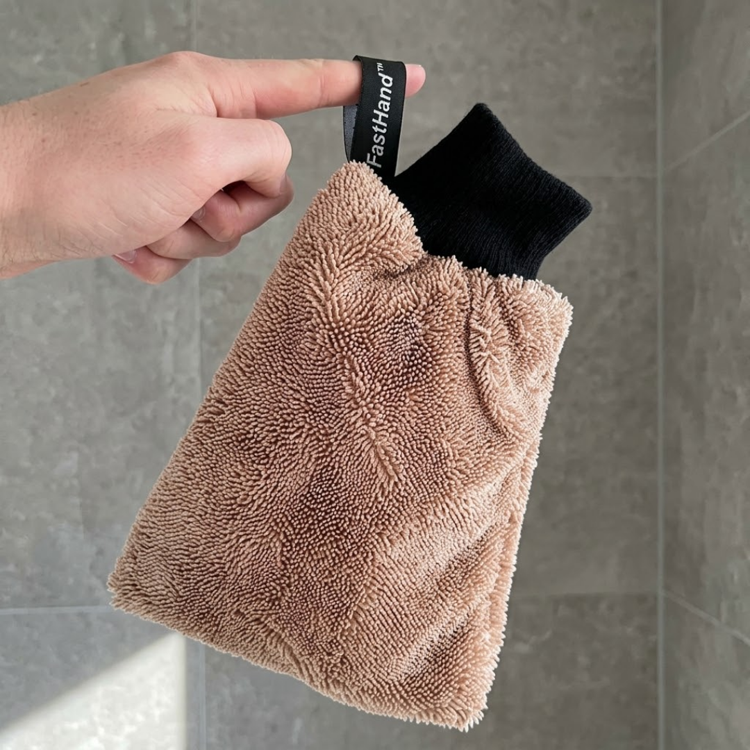 FastHand™ - Bløde, sugende og hurtigtørrende handsker til køkken og bad!