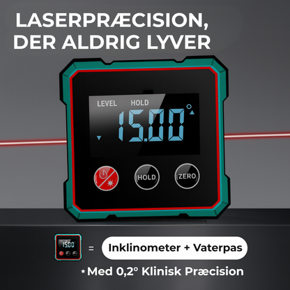 ByggeMester™ – Digital vinkel & vandret på én gang