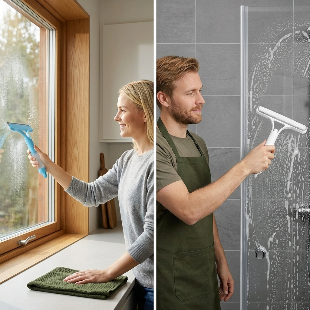 RudeKlar™ – Effektiv 3-i-1 rengøring til dine ruder