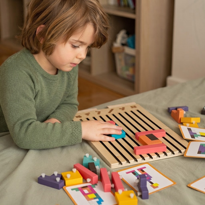 StakLeg™ - Montessori-inspireret stablelspil i træ til nysgerrige børn!