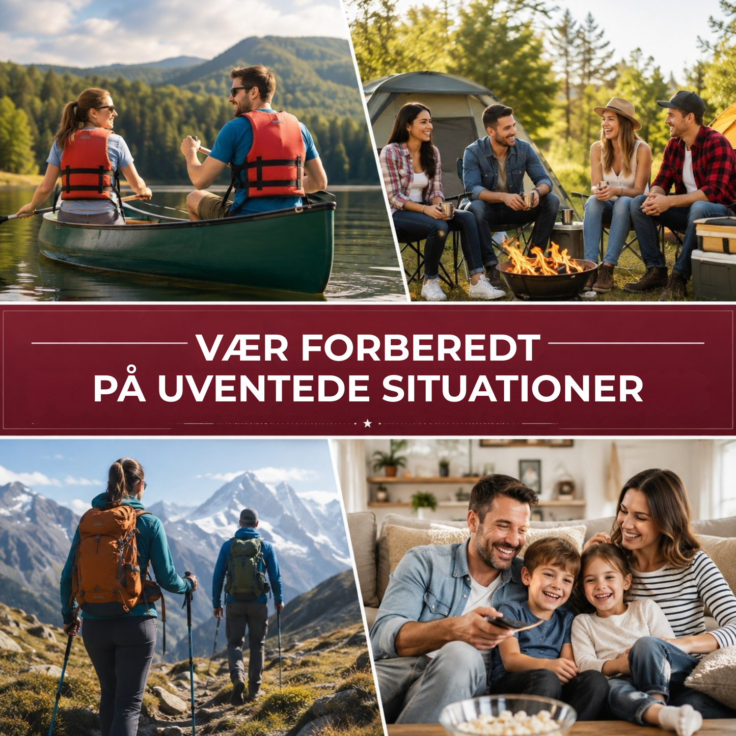 TrygKasse™ - Alt hvad familien behøver — klar til enhver nødsituation!