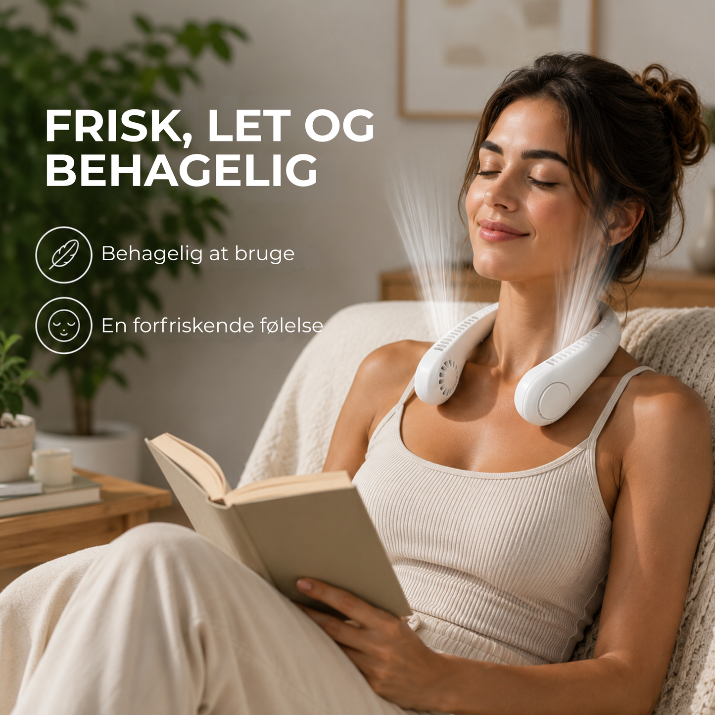 NakkeVind™ - Bær din egen vind — køl ned på farten!