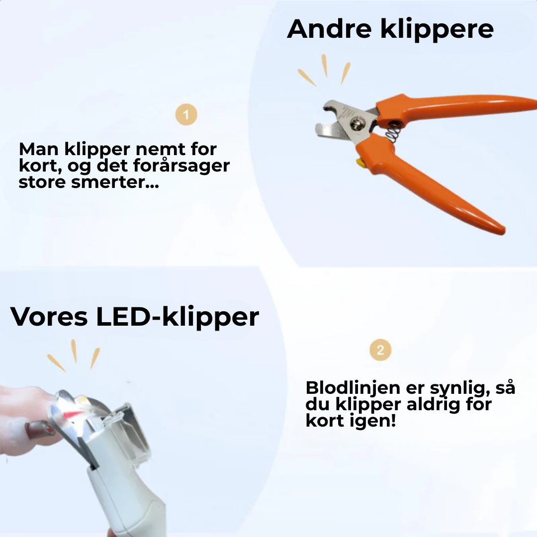 PoteKlip™ – Sikker negleklipning med LED-lys