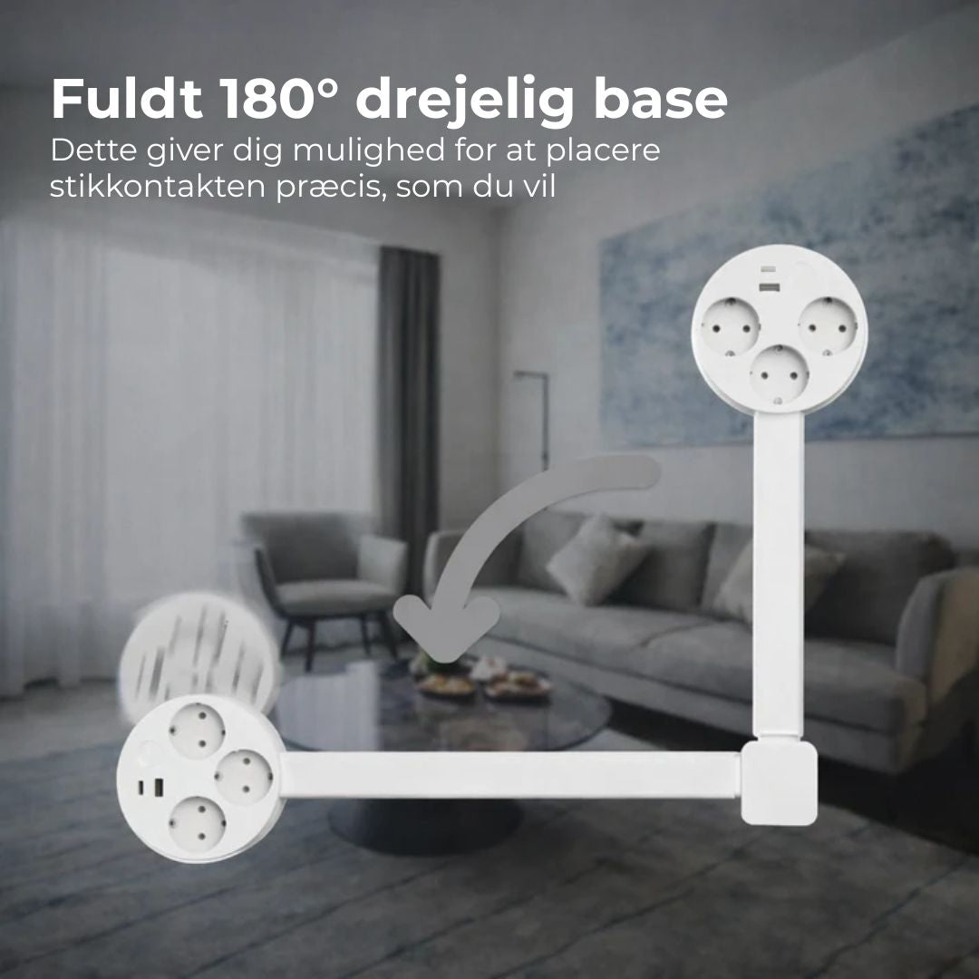 StikFlex™ – Nem adgang til skjulte stikkontakter