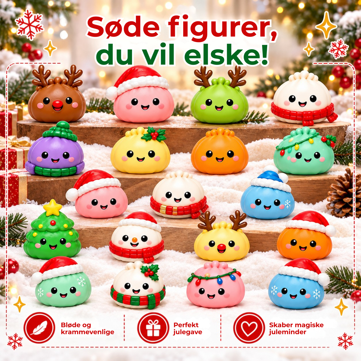 SquishJul™ - Åbn en blød overraskelse hver dag op til jul!