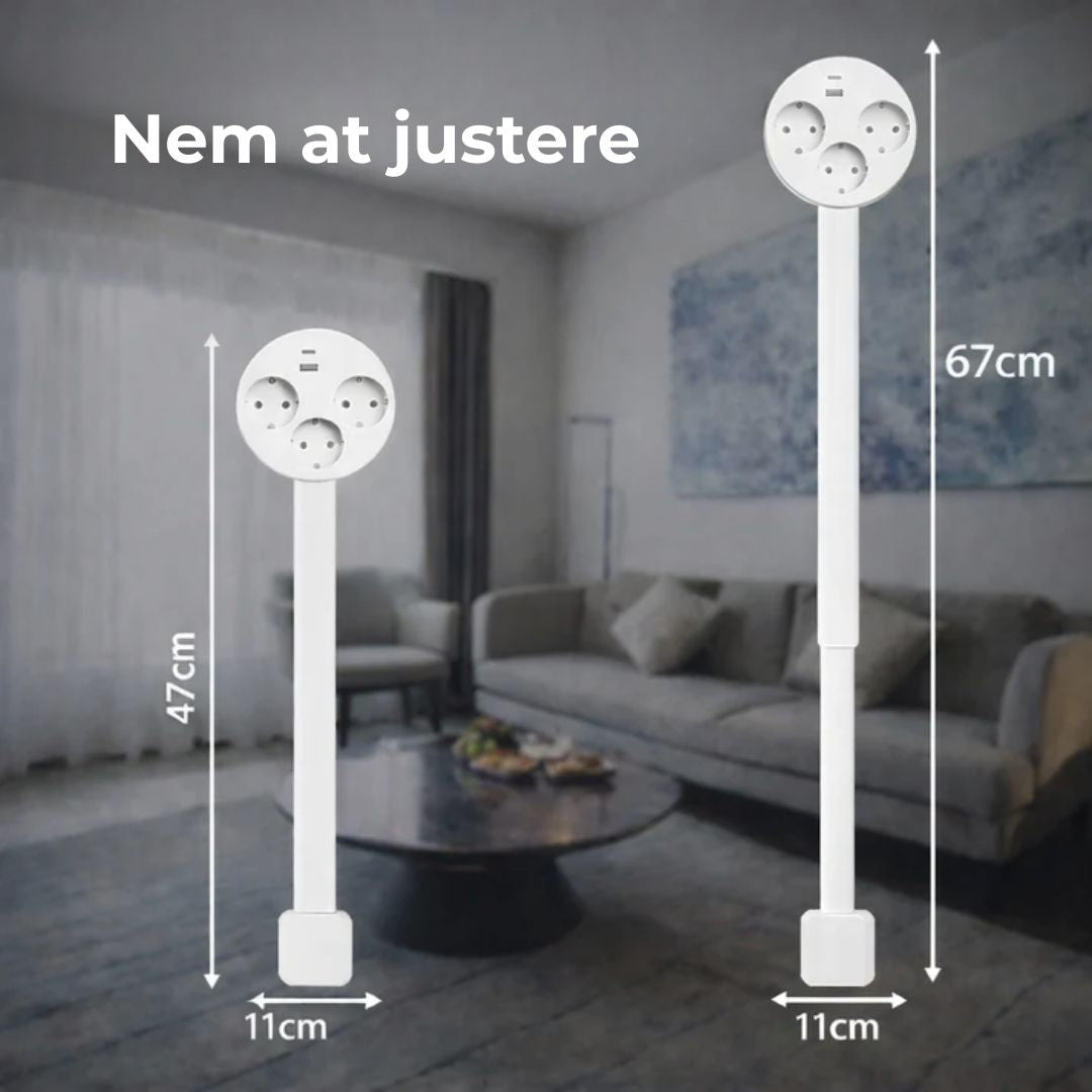 StikFlex™ – Nem adgang til skjulte stikkontakter