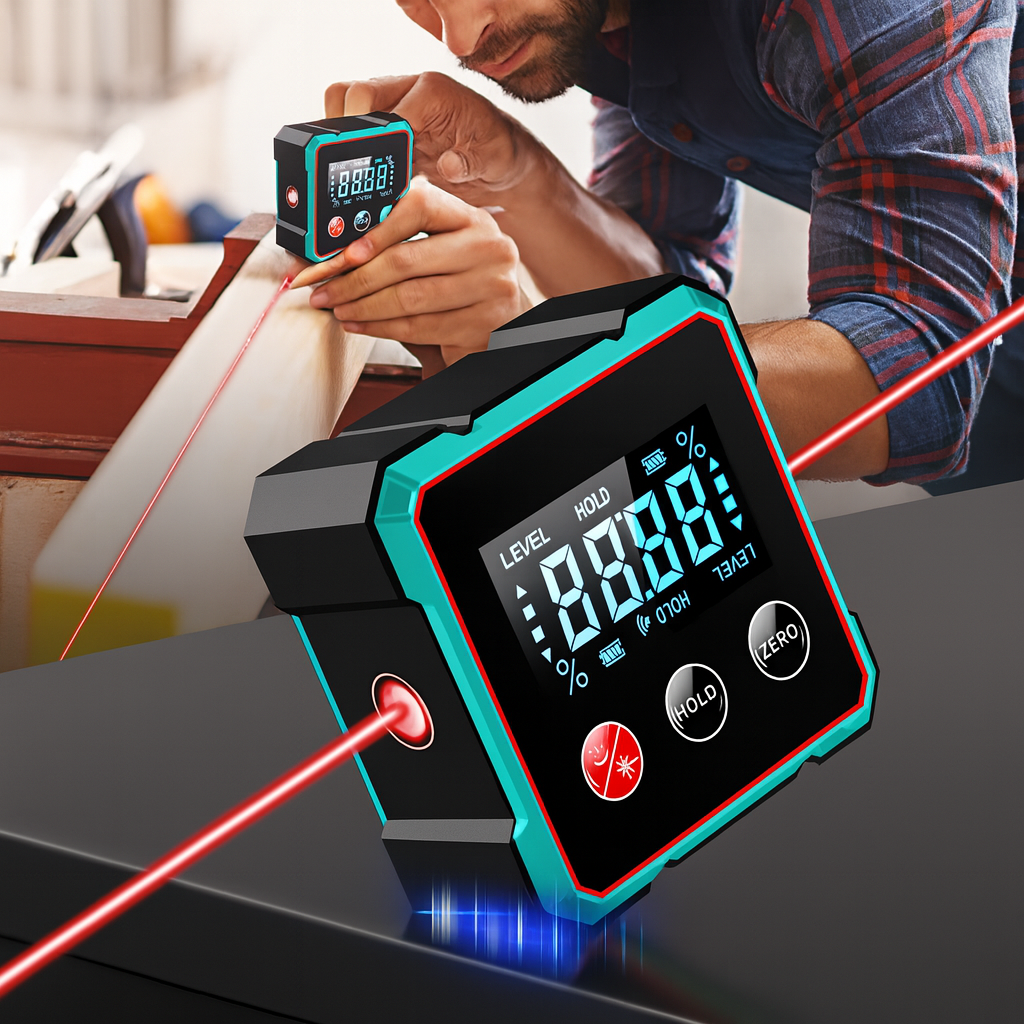 ByggeMester™ – Digital vinkel & vandret på én gang