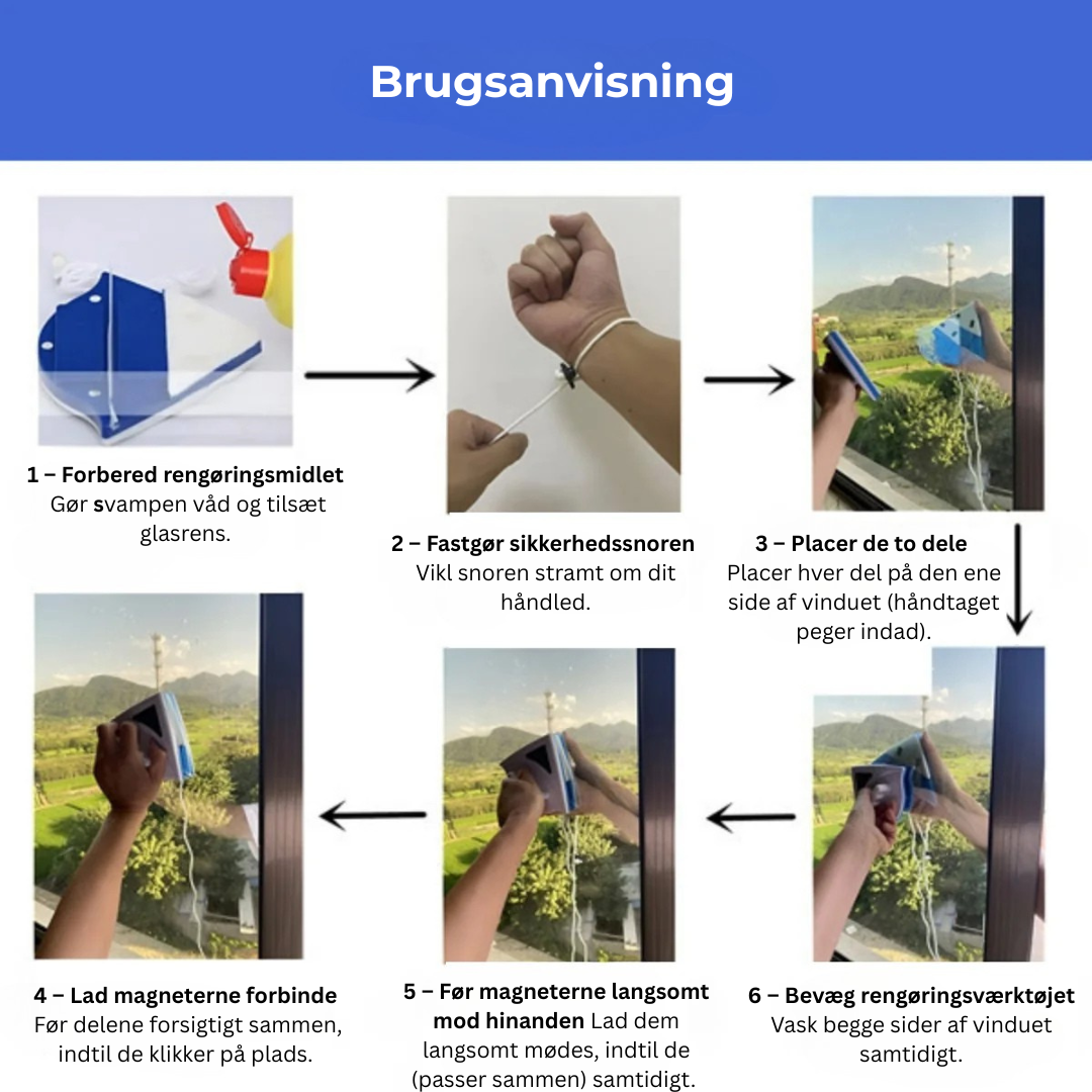 VindueSwipe™ - Hold dine vinduer rene!