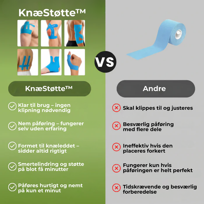 KnæStøtte™ – Stabil støtte og fri bevægelse