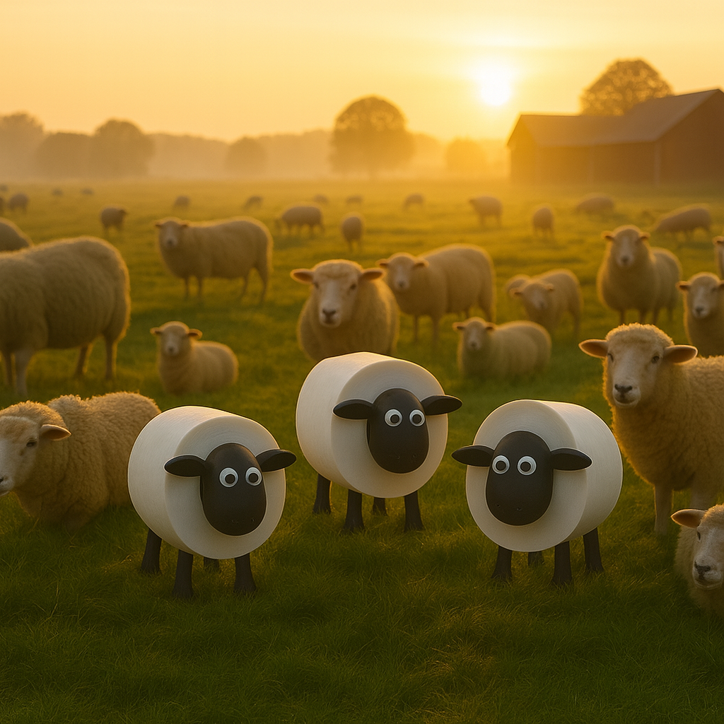 LamRulle™ – Et får-sjovt twist på toilettet