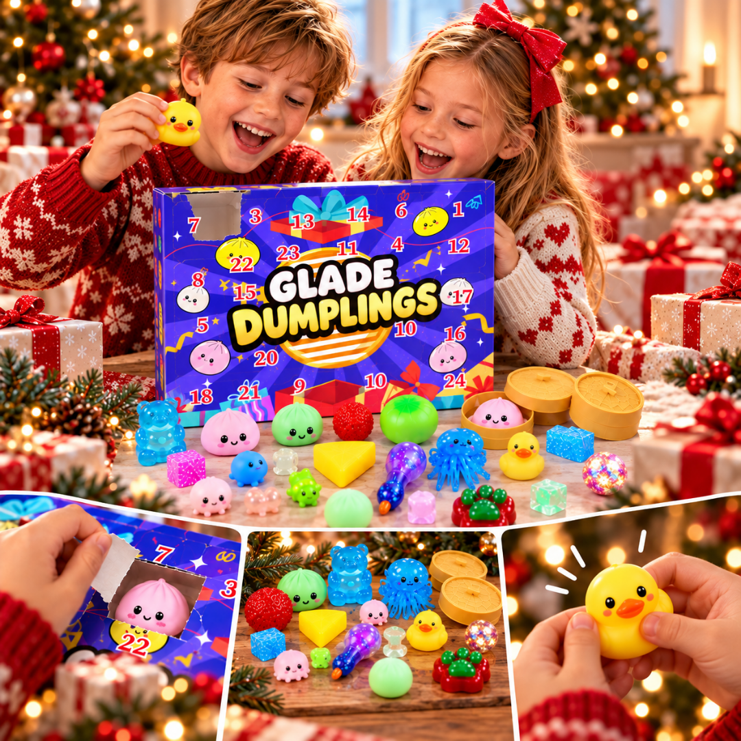 JuleSquish™ - 24 dage med bløde og søde squish-overraskelser til børn!