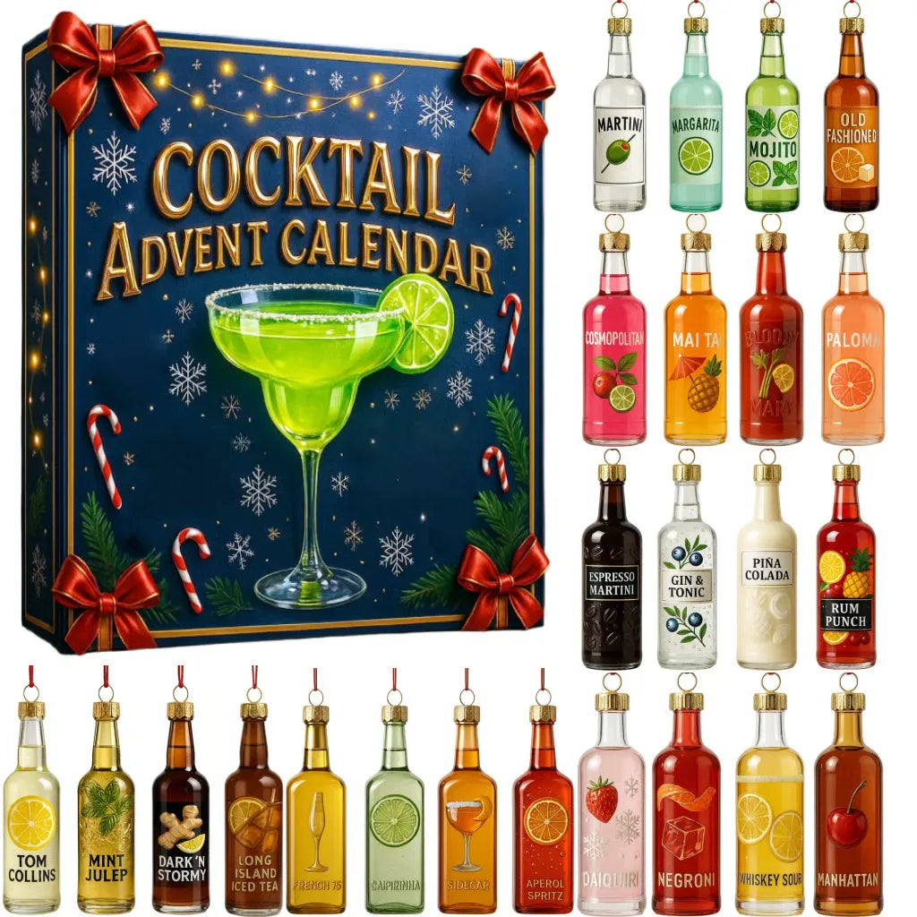 CocktailTime™ - Adventskalenderen med 24 ikoniske cocktails
