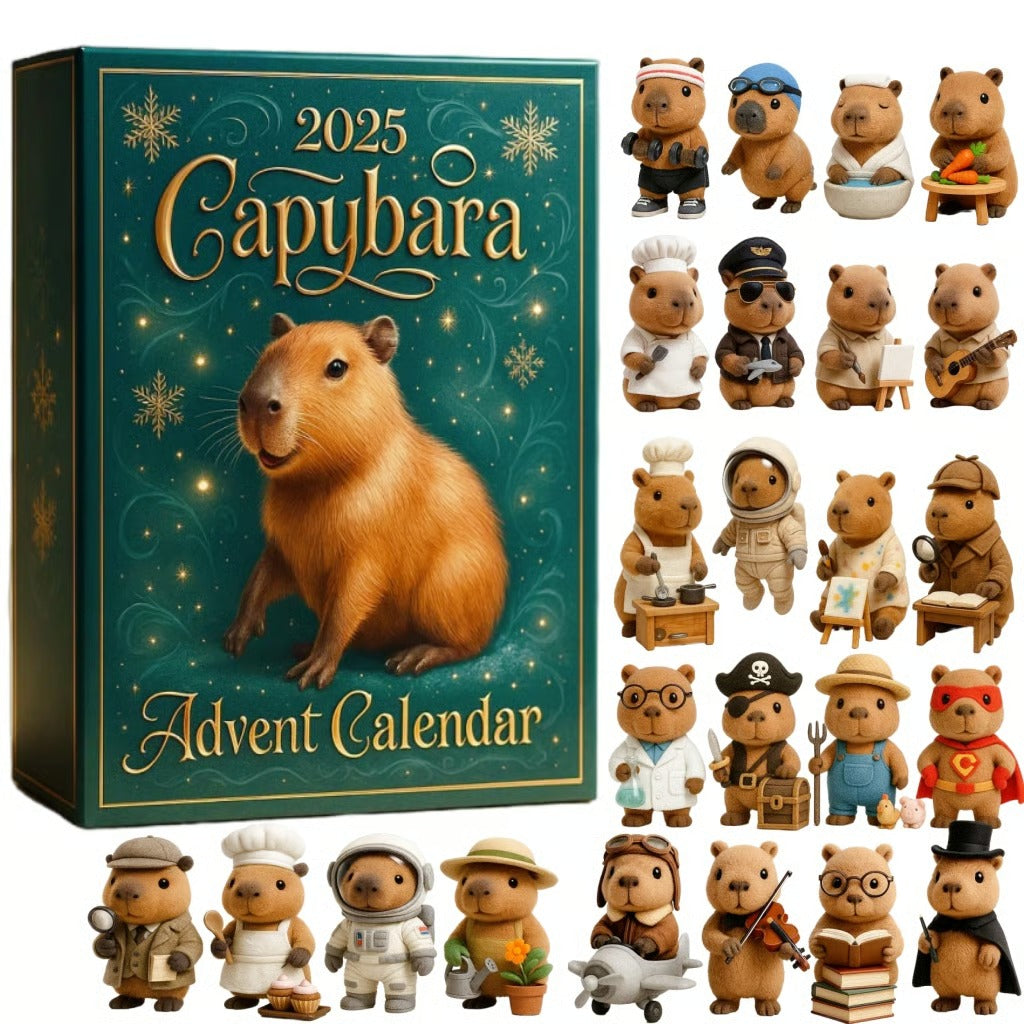 CapybaraTime™ - 24 dage med capybara figurer